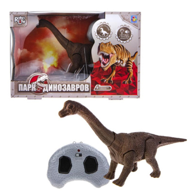 Игрушка на радиоуправлении RoboLife Робо-Брахиозавр 1toy Т21014